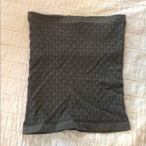 Grey Free People textured tube top FLEXIBLE PRICE